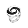 Кольцо Bvlgari Optical Illusion Spinning Onyx White Gold(16674) №1