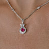 Подвеска Graff Ruby & Round and Marquise Diamonds(52259) №3