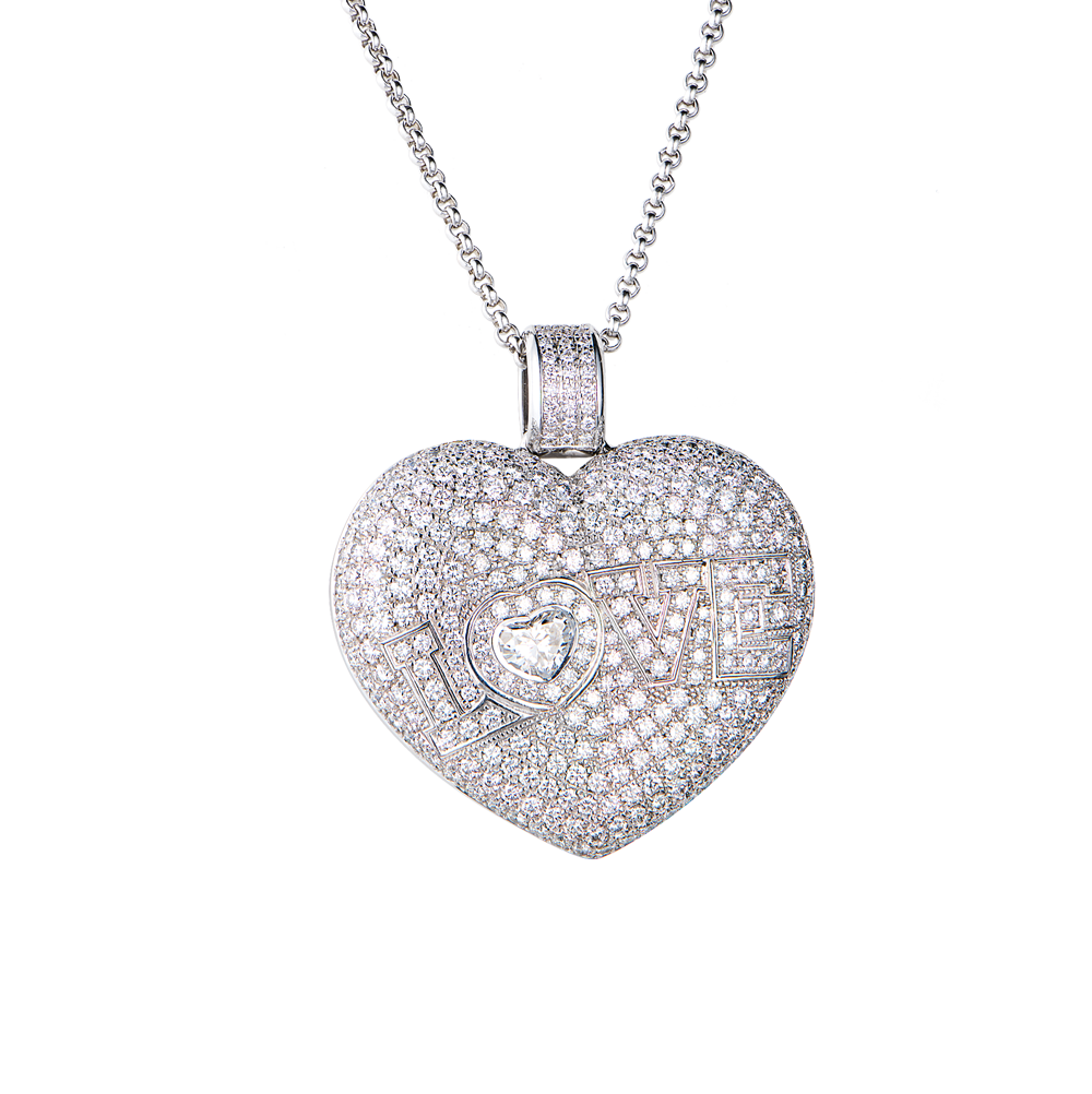 Подвеска Chopard Happy Heart Love Large Size White Gold 79/3587(55763) №2