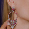 Серьги Graff Gypsy earrings with Diamonds & Rubies GE8772(19989) №3