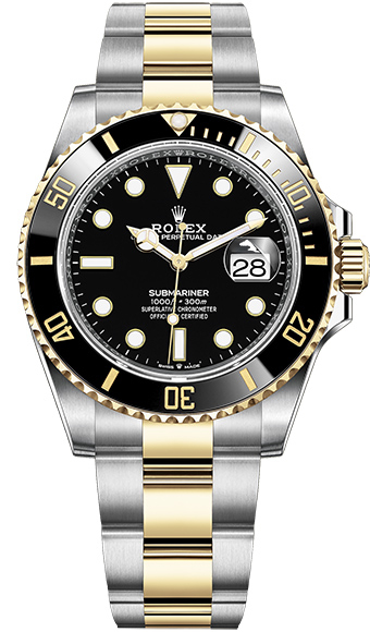 Швейцарские часы Rolex Submariner Date 41 mm Steel and Yellow Gold 126613ln-0002(20794) №2