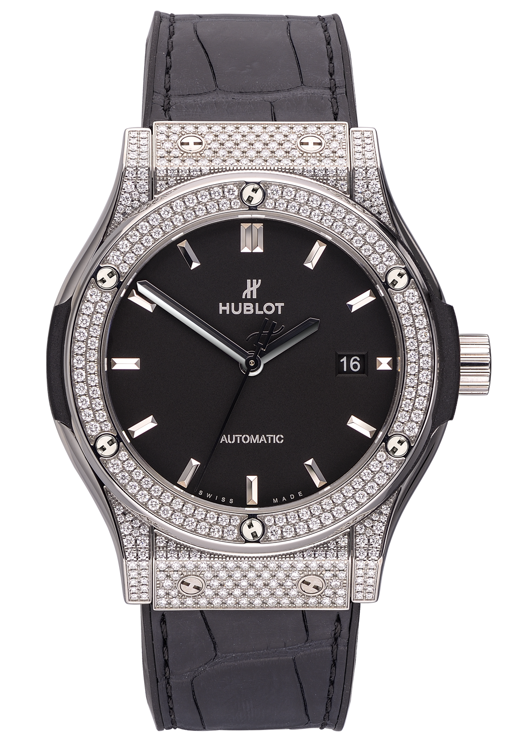 Швейцарские часы Hublot Classic Fusion Titanium Pavé 542.NX.1171.LR.1704(12816) №6