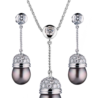 Комплект Picchiotti Black South Sea Pearl & Diamonds(16855) №1