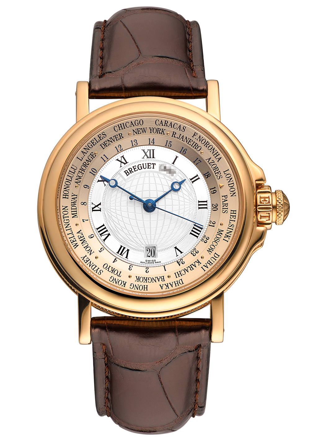 Швейцарские часы Breguet Marine Hora Mundi 24 World Time Zones 3700BA/12/9V6(16005) №3