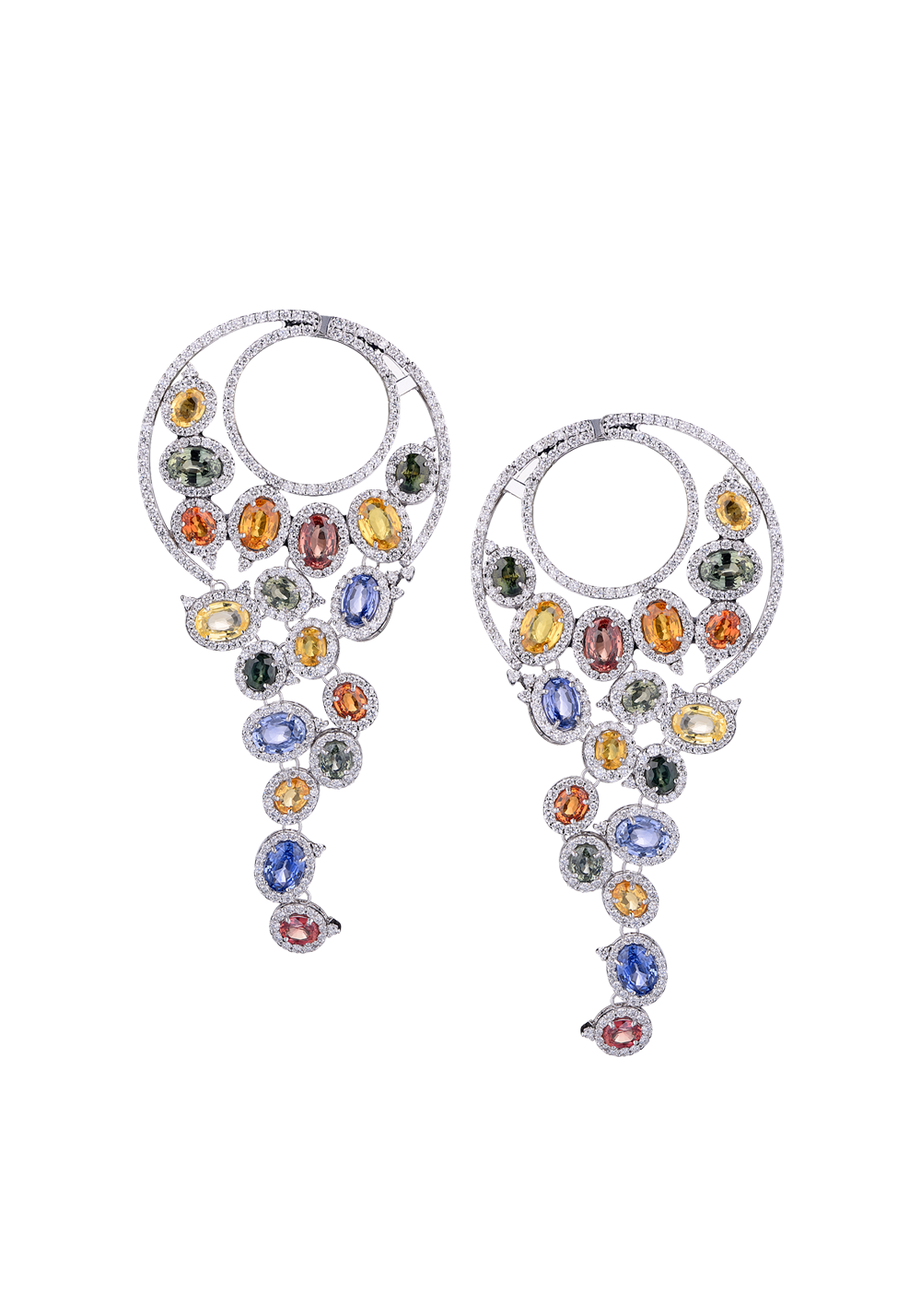 Серьги Jacob&Co Cascata Collection Diamond Earrings 91432681(12832) №7