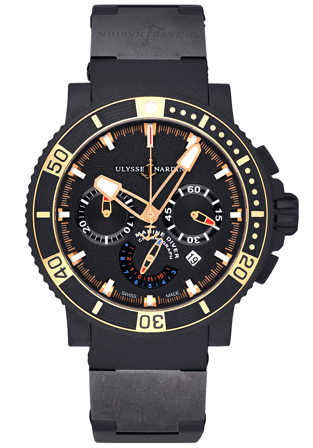 Швейцарские часы Ulysse Nardin Maxi Marine Chronograph 353-90(16112) №6