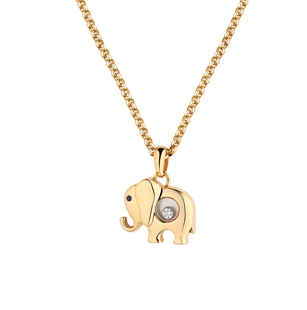 Подвеска Chopard Happy Diamonds Elephant Yellow Gold Pendant 79/2189-20(23892) №2