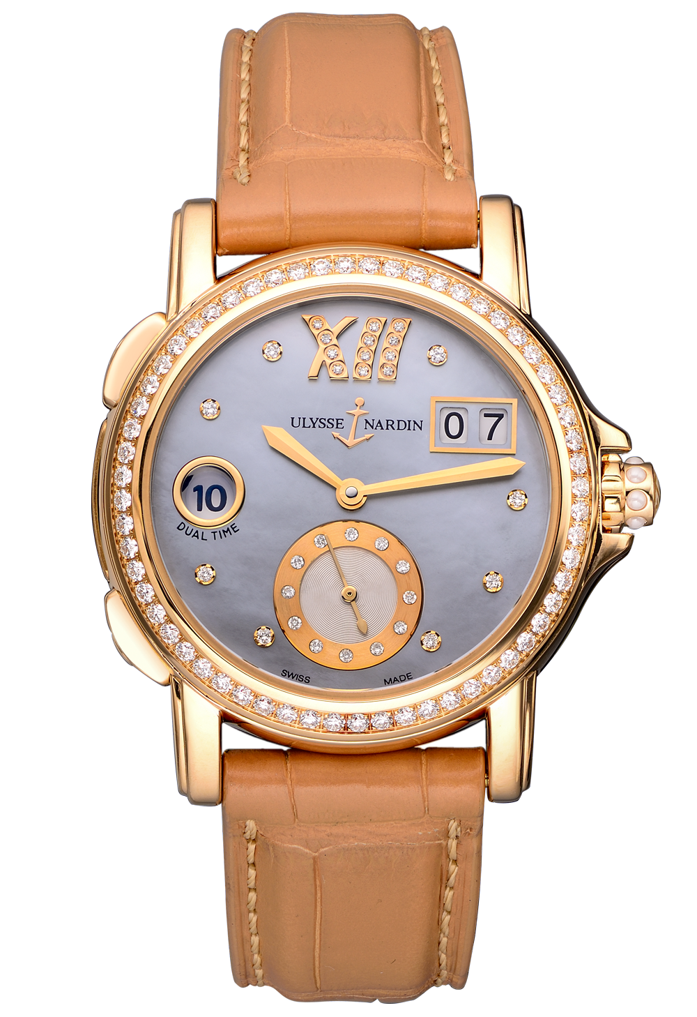 Швейцарские часы Ulysse Nardin Dual Time Ladies Small Seconds 246-22B/391(12766) №7