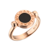 Кольцо Bvlgari - Rose Gold Flip Mother-of-pearl & Onyx (Size 52) 347762(56202) №2