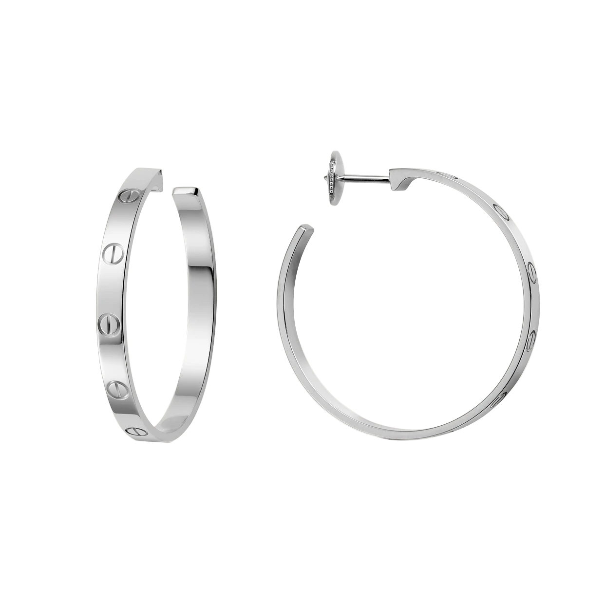 Серьги Cartier Love White Gold B8028300(25122) №4