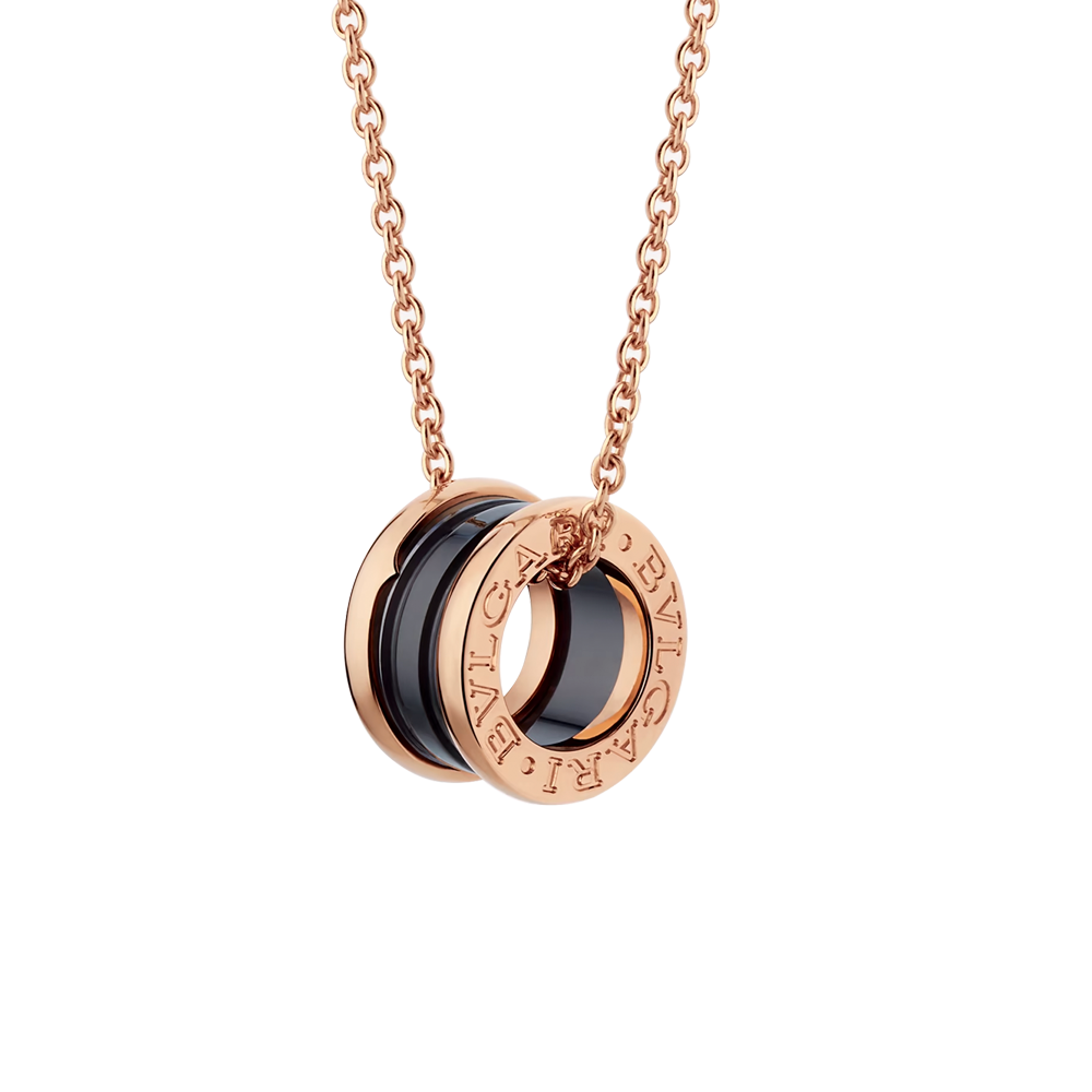 Подвеска Bvlgari B.zero1 Rose Gold Black Ceramic 346083(25498) №3