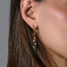Серьги Magerit Nature Collection Yellow Gold & Diamonds & Enamel(54394) №2