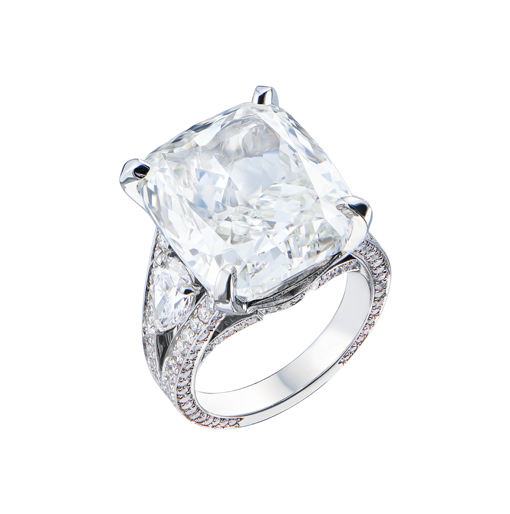 Кольцо No name 20,11 ct F/VS2 Round Cut (Lab Grown)(56069) №3
