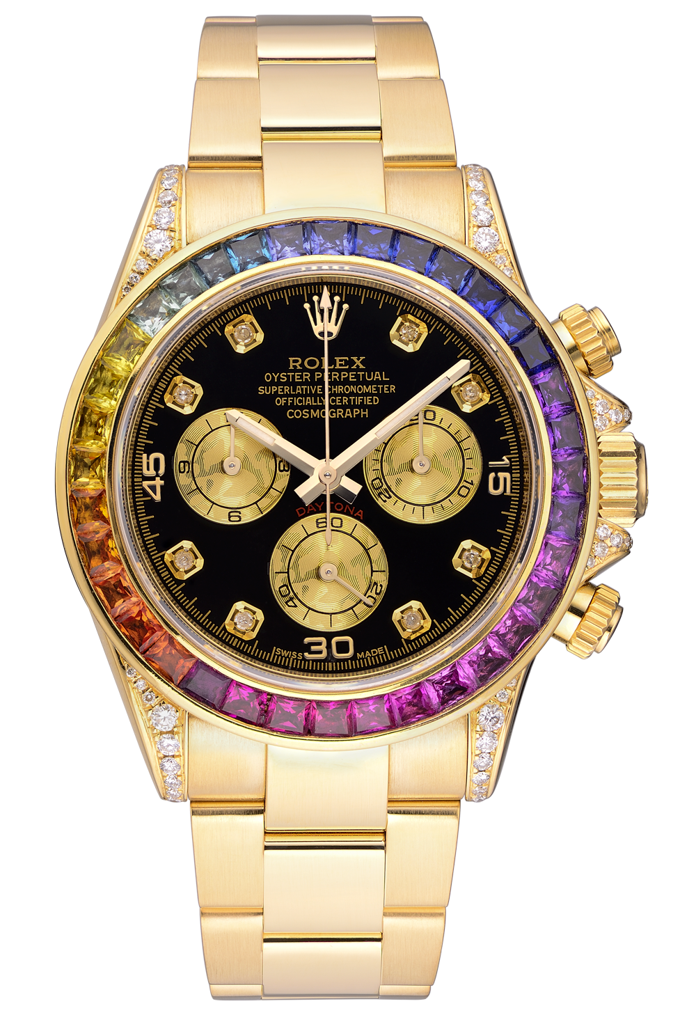 Швейцарские часы Rolex Daytona Rainbow Custom 116528(12784) №3