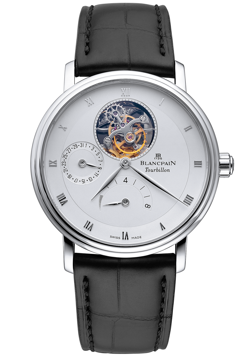 Швейцарские часы Blancpain Villeret Tourbillon 8 Day Platinum Limited 6025 3442 55B(13064) №3