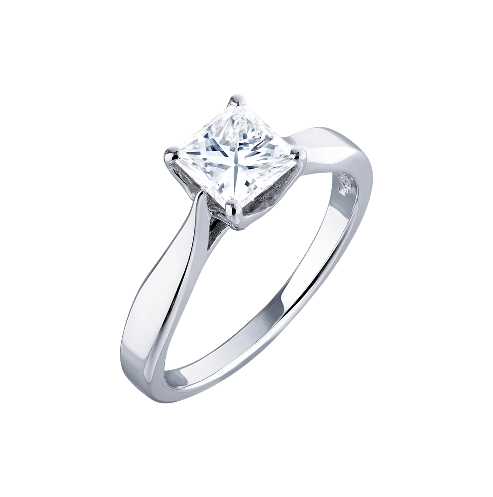 Кольцо No name 1,05 ct G/SI1 Princess Cut Diamond(16851) №3