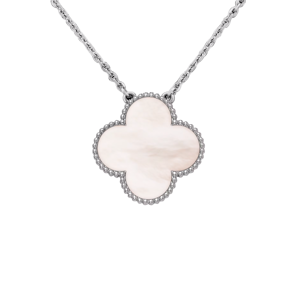 Подвеска Van Cleef & Arpels Magic Alhambra White gold Mother-of-pearl VCARN32200(20494) №4