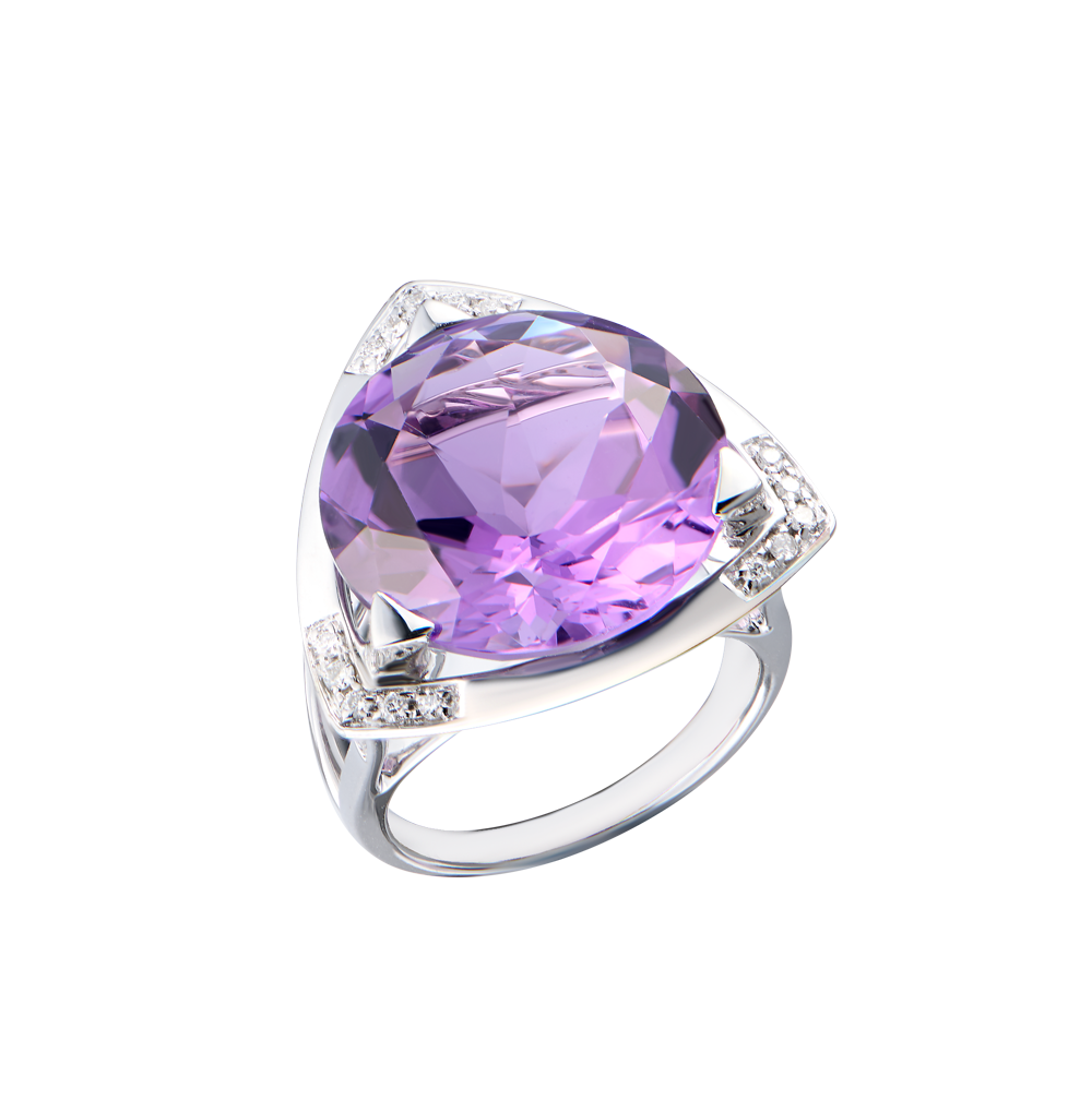 Кольцо Mauboussin Mes Couleurs à Toi Amethyst & White Gold(56392) №2