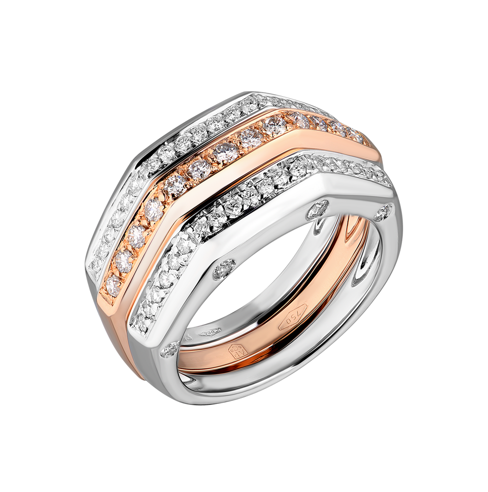 Кольцо Audemars Piguet Bicolor 0.67 ct Round Diamonds(22250) №4