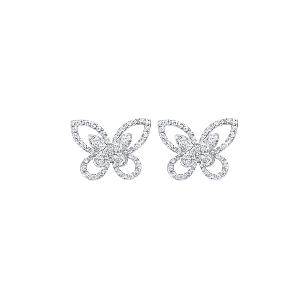 Серьги Graff Butterfly Silhouette Diamond Stud RGE879(20748) №3