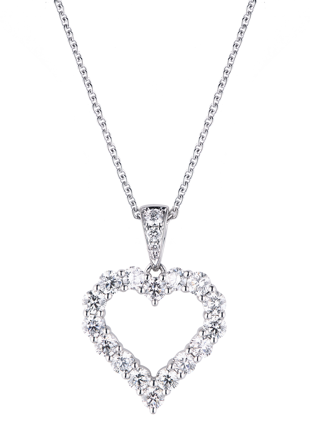 Подвеска Graff Diamond Heart Silhouette Pendant(17036) №2