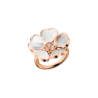 Кольцо Chopard Happy Hearts Flower Rose Gold Mother of Pearl 82A085-5307(17289) №1