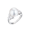 Кольцо Mikimoto Classic Elegance 11.0 mm Akoya Pearl & 0.79 ct Diamond PRH 7047 NDP(25906) №1