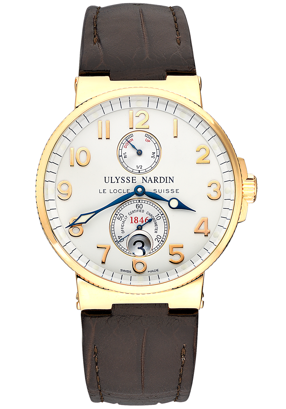 Швейцарские часы Ulysse Nardin Marine Chronometer 41mm 266-66(12479) №3