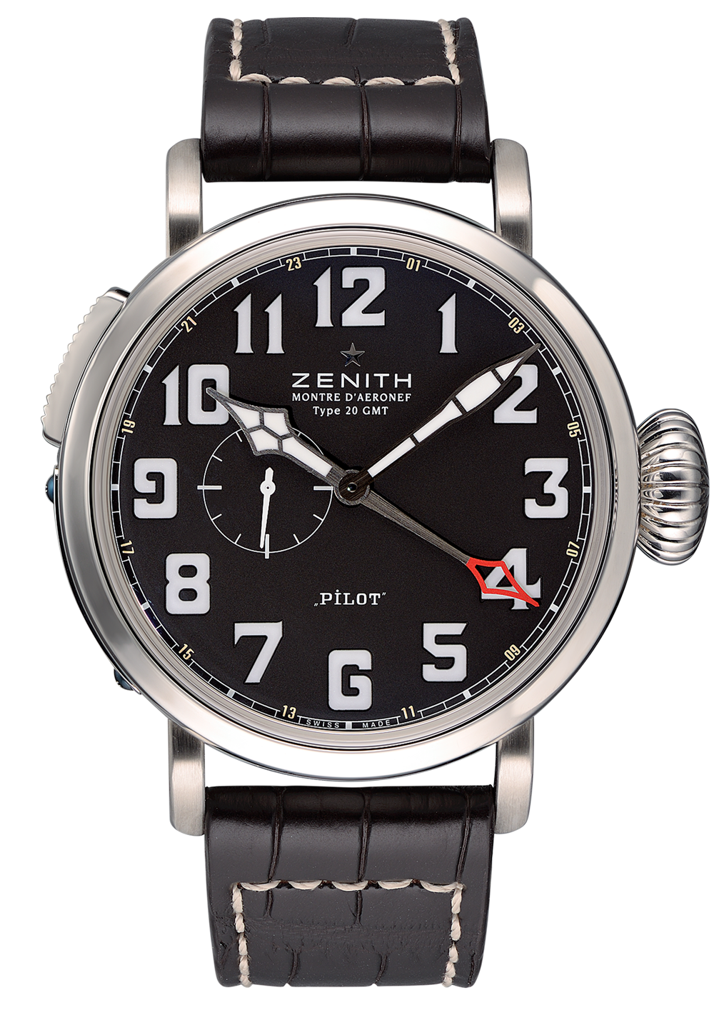 Швейцарские часы Zenith Elite Pilot Montre d'Aeronef Type 20 GMT 03.2430.693/21.C723(12960) №3