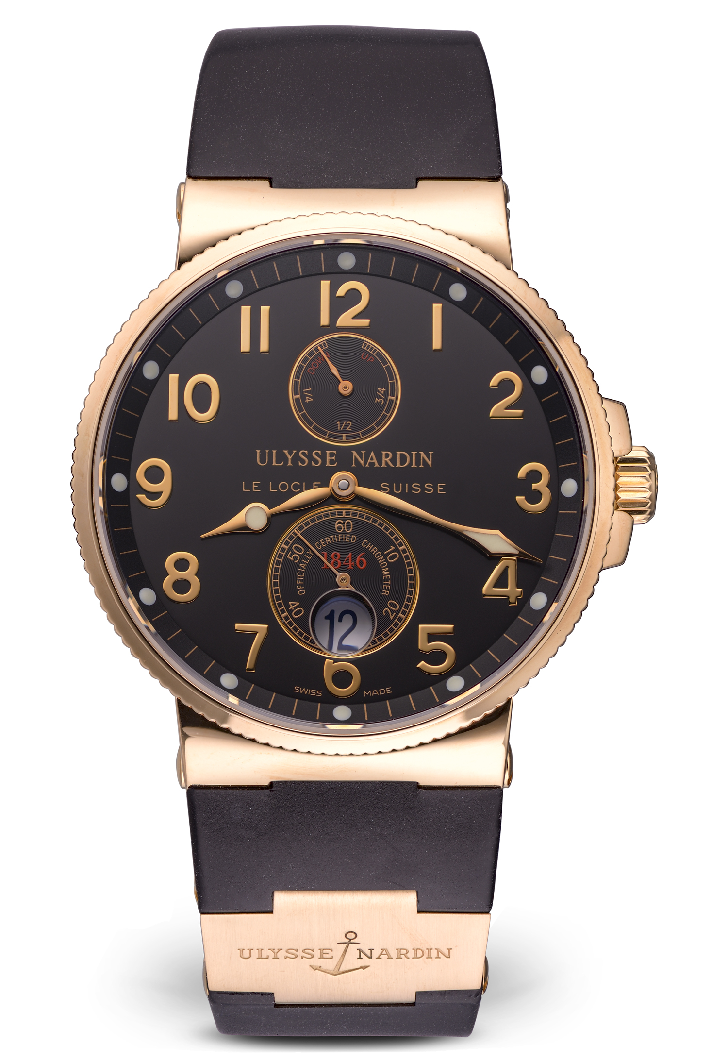 Швейцарские часы Ulysse Nardin Marine Maxi Chronometer 41mm 266-66-3/62(14972) №3