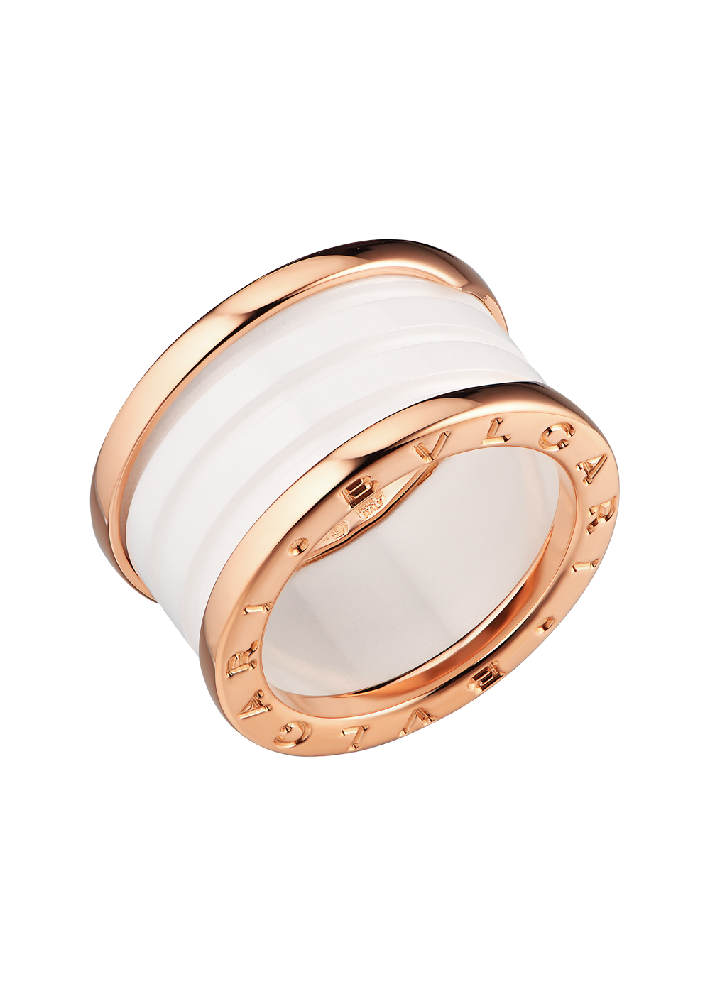 Кольцо Bvlgari B.Zero1 White Ceramic Four-Band 345830(25530) №2