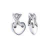 Серьги Chaumet Liens Diamond White Gold Heart(56412) №1