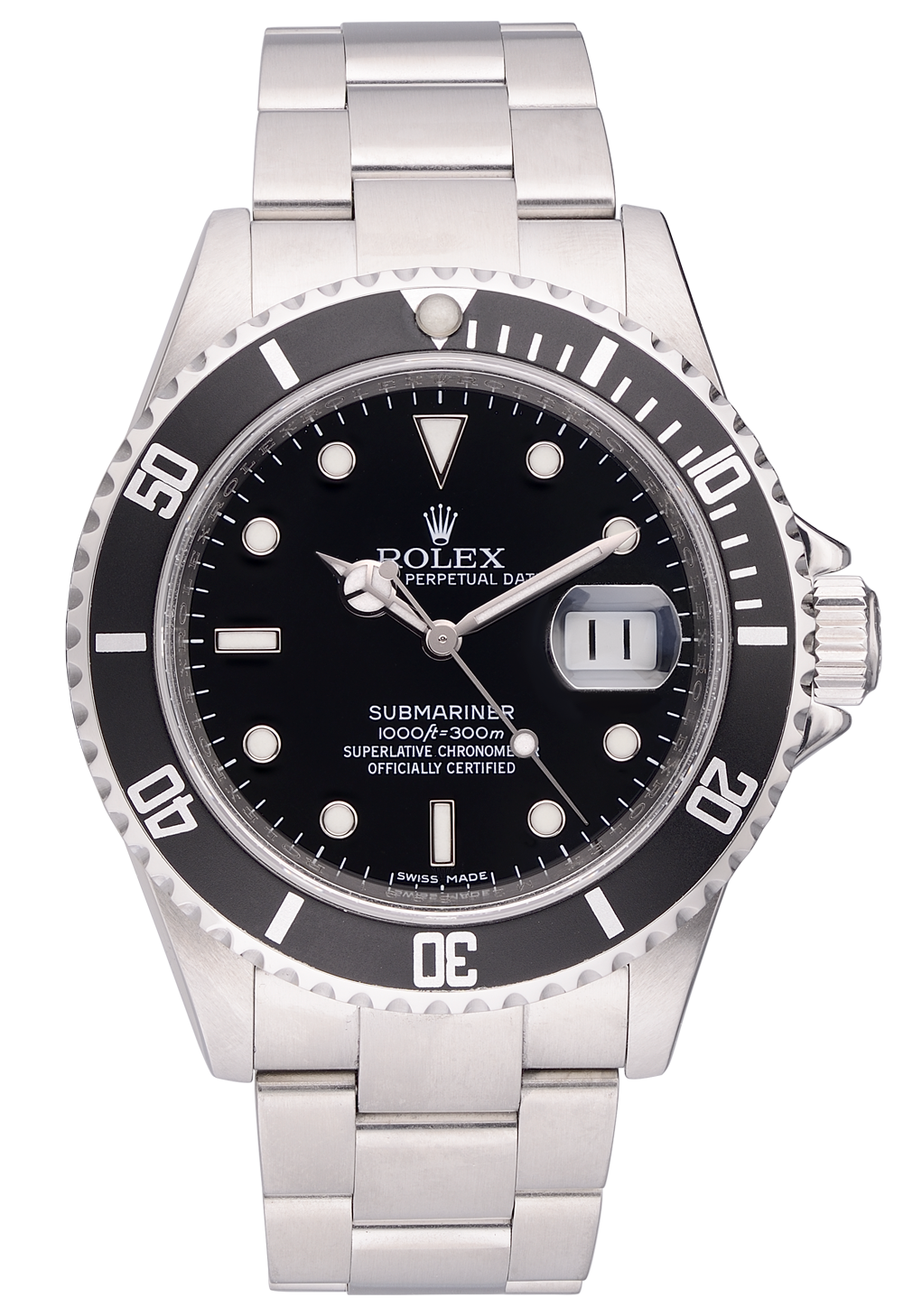 Швейцарские часы Rolex Submariner Date 16610 T(25350) №3