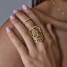 Кольцо Bochic Warrior Yellow Gold & Diamond Ring(54110) №2