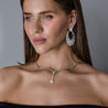 Колье No name 7,29 ct Multishape Cut Diamonds & White Gold(51145) №4