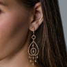 Серьги Crivelli Chandelier Earrings Rose Gold & Diamonds(54088) №2
