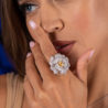 Кольцо Ralfdiamonds Flower 5.82 ct White Gold & Diamonds RDR(13114) №5