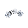 Пусеты No name Round Diamonds 1.09 ct J/SI1 - 1.04 ct J/VS2(14902) №1