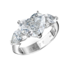 Кольцо No name Heart Diamond 3,67 сt F/VVS1(13140) №1