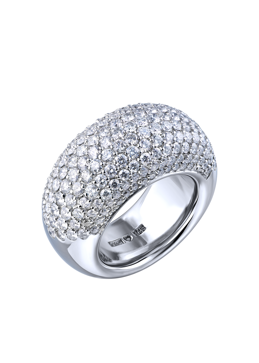 Кольцо Juwelier Hestermann & Sohn 4,060 ct G/VS1 Platinum Diamonds(13316) №5