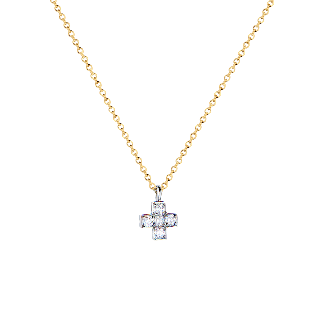 Подвеска Tiffany & Co Diamond Mini Cruciform Cross Pendant(56183) №2