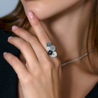 Кольцо Bvlgari Cicladi White Gold & Diamonds (Size 54) AN853063(54379) №2