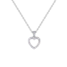 Подвеска Tiffany & Co Platinum Diamond Mini Heart Pendant(56181) №1
