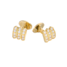 Запонки Harry Winston Premier Collection in Yellow Gold & Diamonds(55501) №1