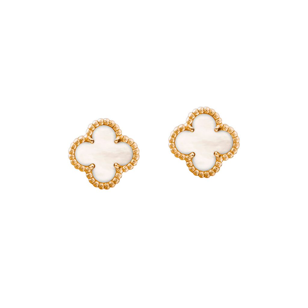 Пусеты Van Cleef & Arpels Sweet Alhambra Yellow Gold Mother-of-pearl VCARA44800(55148) №3