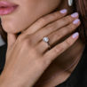 Кольцо No name 3,02 ct G/VVS2 Round Cut Diamond МГУ(43778) №4