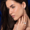 Кольцо Ralfdiamonds White Gold 13.5 mm Pearl Diamonds Ring(12669) №7