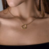Подвеска Tiffany & Co Elsa Peretti® Open Heart 22 mm Yellow Gold(50717) №2