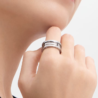 Кольцо Bvlgari B.Zero1 3 Band White Gold (SIZE 58) 323534(56144) №4