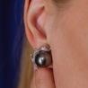 Серьги Ralfdiamonds Black South Sea 12,5 mm Pearl & Diamonds(24582) №3